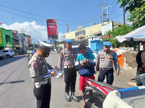 Sebanyak Pelanggar Lalu Lintas Terjaring Dalam Operasi Patuh