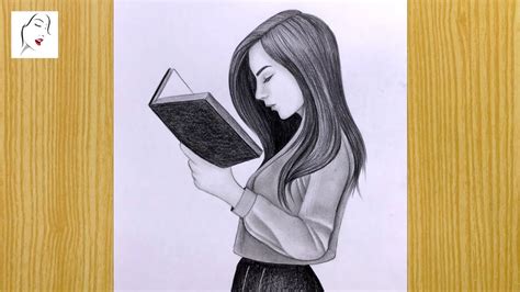 Easy Way To Draw A Girl Studying Pencil Sketch For Beginners Girl