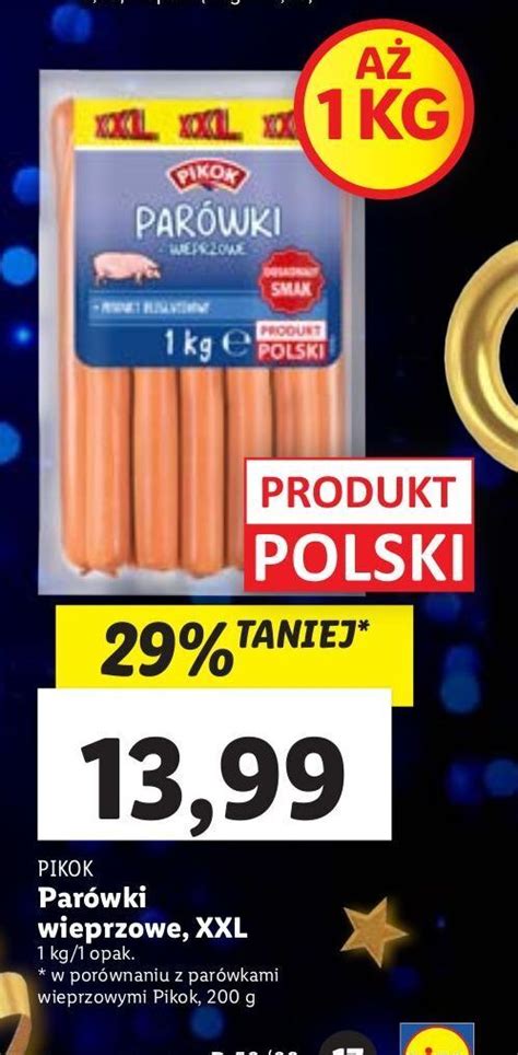 Promocja Par Wki Wieprzowe Pikok W Lidl