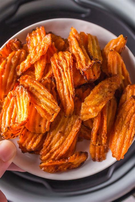 Air Fryer Carrot Chips Ninja Foodi Air Fryer Fanatics