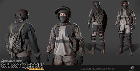 Oscar Gimenez Portfolio Gorka Outfit For Ghost Recon Wildlands