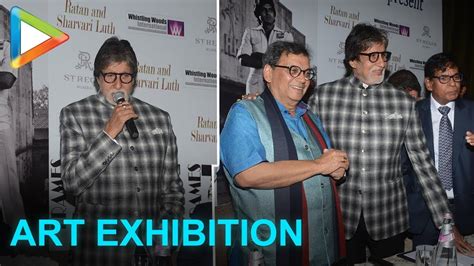 Uncut Megastar Amitabh Bachchan Inauguration Of Pradeep Chandras Art