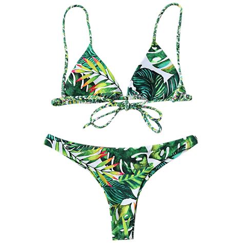 Bikini 2017 Women Swimsuit Swimwear Thong Strap Bikini Braided