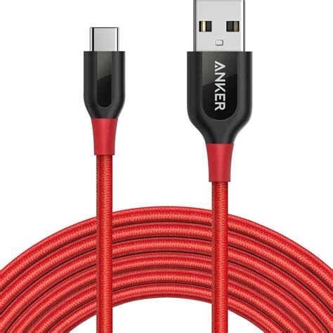 Anker Powerline Usb C To Usb A Ft Double Braided Nylon Fast