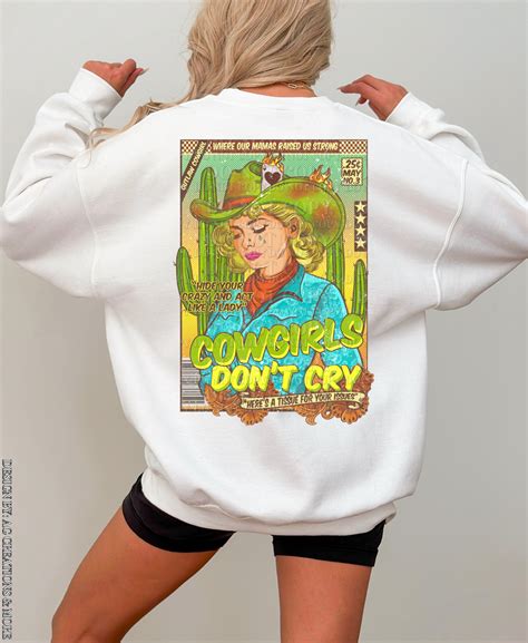 Cowgirls Dont Cry Transfer Ag Sassy Sublimation And Screen Prints