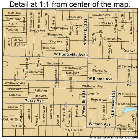 Springdale Ar Zip Code Map Map