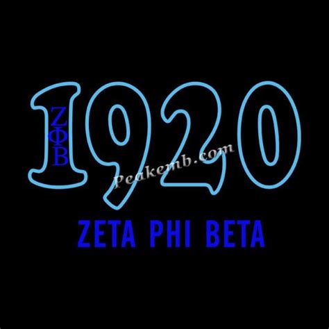 Vinyl 1920 Zeta Phi Beta ΖΦΒ Letters Heat Iron On Transfer Peakemb