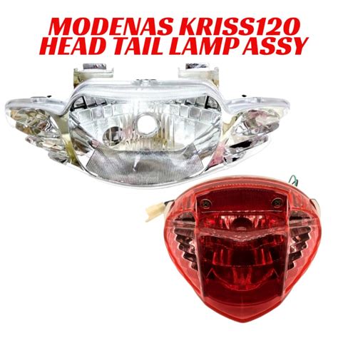 Modenas Kriss Kriss Head Tail Lamp Set Head Lamp Assy Tail Lamp