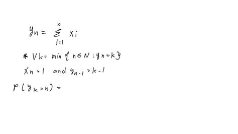 Solved The Negative Binomial Distribution Is A Generalization Of The