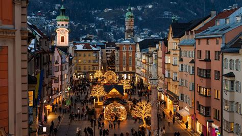 Maria Theresien Strasse Innsbruck Christmas In The Mountains