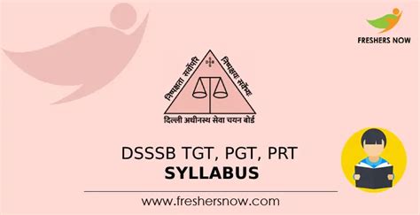 Dsssb Tgt Pgt Prt Syllabus Exam Pattern