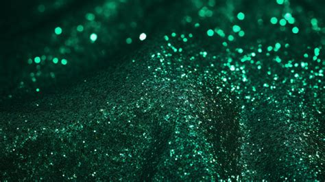 High Resolution Photo Of Sparkling Emerald Green Glitter Texture Or