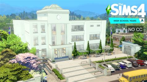 Japanese High School 高校 No Cc Sims 4 Stop Motion Build【シムズ4建築