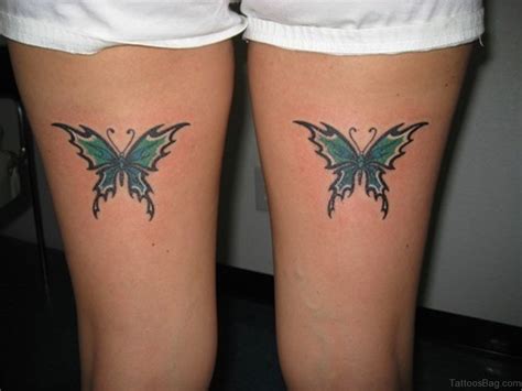 71 Pretty Butterfly Tattoos On Thigh Tattoo Designs