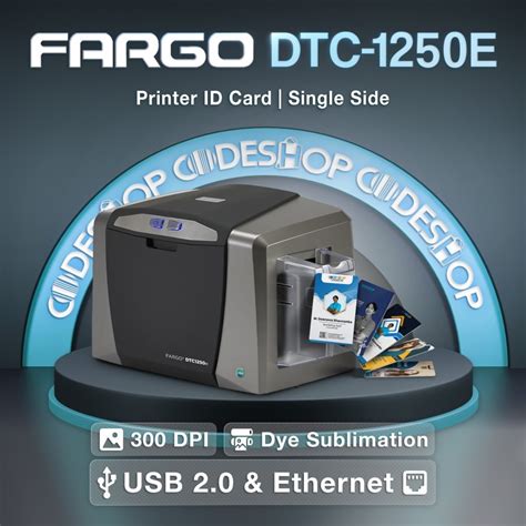 Jual Printer Id Card Fargo Dtc E Cetak Kartu Pvc Single Side