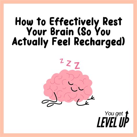 How to Effectively Rest Your Brain (So You Actually Feel Recharged