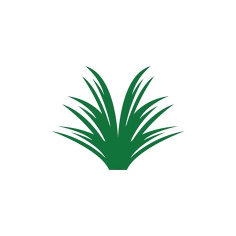 Premium Vector Nature Grass Icon And Symbol Vector Template