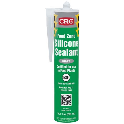 CRC Food Zone Gray Silicone Sealant 49LY05 14087 Grainger