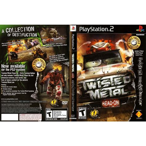 แผ่นเกมส์ Ps2 Twisted Metal Head On Extra Twisted Edition คุณภาพ ส่งไว Th