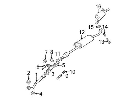 Toyota Tundra Exhaust System Diagram