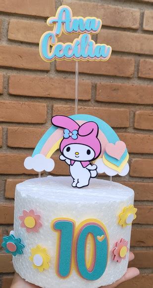 Arquivo De Corte Topo De Bolo My Melody Elo Produtos Especiais