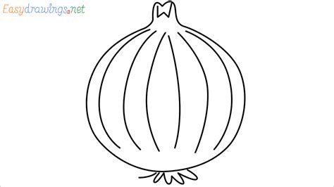 How To Draw Onion Step By Step 5 Easy Phase Emoji