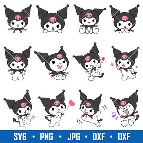 Kuromi Bundle Svg, Kuromi Svg, Hello Kitty Svg, Kuromi Cricu | Inspire ...