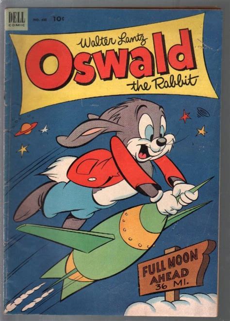 Oswald The Rabbit Four Color Comics 458 1953 Dell Walter Lantz Vg