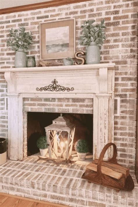 Pin By Laurie Prink On Backyard Vacation Farmhouse Fireplace Decor