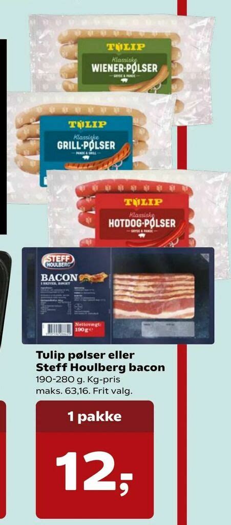 Tulip P Lser Eller Steff Houlberg Bacon Tilbud Hos Kvickly