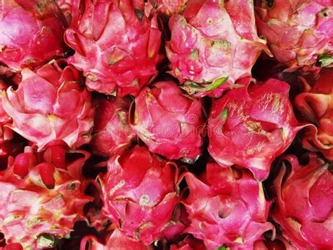 Dragon Fruit Buah Naga Pitaya The Fruit Of Cactus Stock Photo