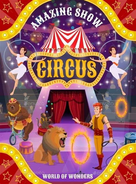 Circus Show with Animals, Trainer and Air Acrobats in 2024 | Circus ...