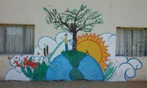 Esc N 16 Mi Medio Ambiente Mural Murales Murales Pintados