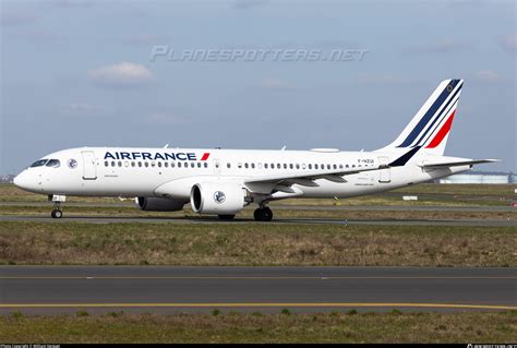 F HZUI Air France Airbus A220 300 BD 500 1A11 Photo By William