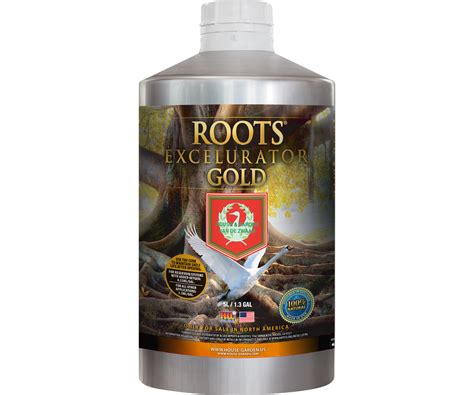 House Garden Roots Excelurator Gold 5 L HGRXL05L Horticulture Source