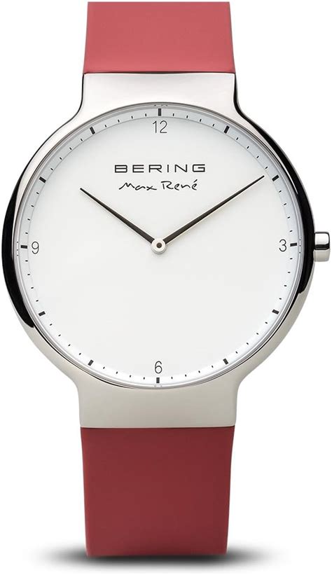 BERING Herren Uhr Quarz Movement Max René Collection mit Silikon und