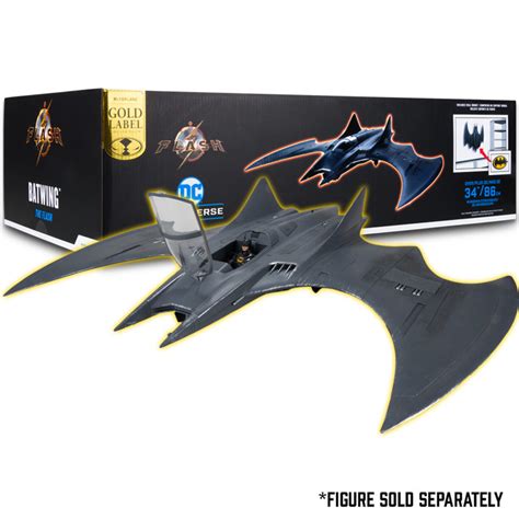 麥法蘭DC Multiverse閃電俠蝙蝠戰機 BATWING 金標載具 89公分重磅回歸McFarlane Toys限定 玩具