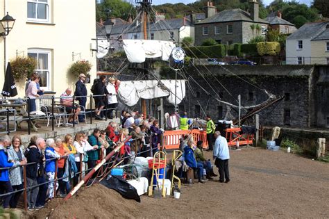 Filming at Poldark harbour Charlestown in pictures - Cornwall Live