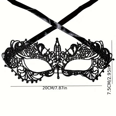 Black Sexy Flexible Lace Eye Mask Dobttcls