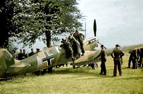 RAF Spitfire captured and converted by the Germans in WW2. AKA the ...