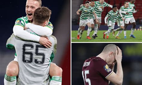 Celtic 3 Hearts 3 Aet Hoops Win 4 3 On Penalties Hazard The Hero As