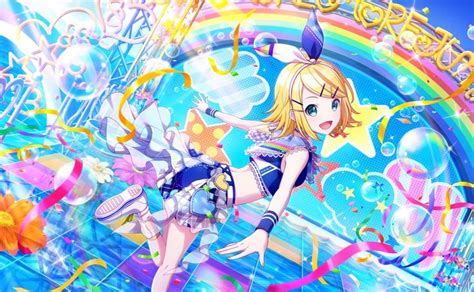 Kagamine Rincards Anime Vocaloid Rin