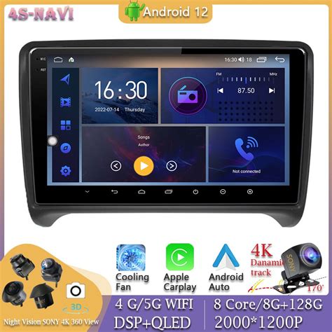 Camera Head Unit Android Car Video Player For Audi Tt Mk J