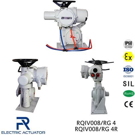 Part Turn Electric Actuator For Ball Valve Torque 970nm IP68 Gearbox