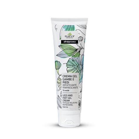 Crema gel gambe piedi defaticante rinfrescante tè verde 200ml