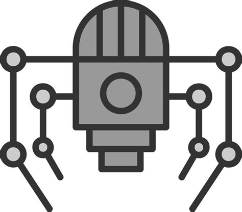 Nano Robot Vector Icon Design 16373721 Vector Art At Vecteezy