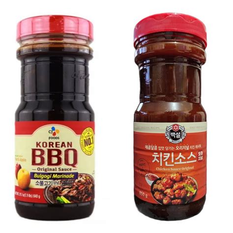 Cj Foods Korean Style Chicken Sauce Bbq Bulgogi Marinade Original Sauce 850g Chef Original