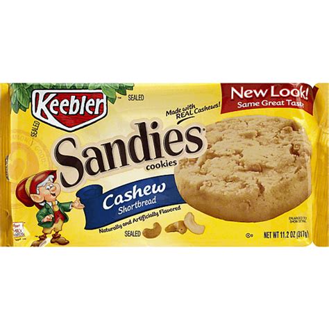 Keebler Sandies Cookies Cashew Shortbread Shortbread Price Cutter