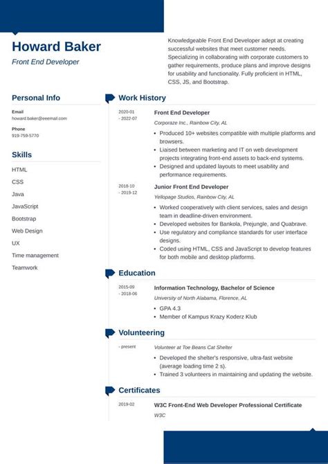 15 Libreoffice Openoffice Resume Templates Free Download