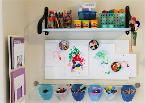 DIY Creativity Center (Toddler-Friendly & Baby-Proof) - Modern Parents ...